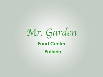 Mr. Garden